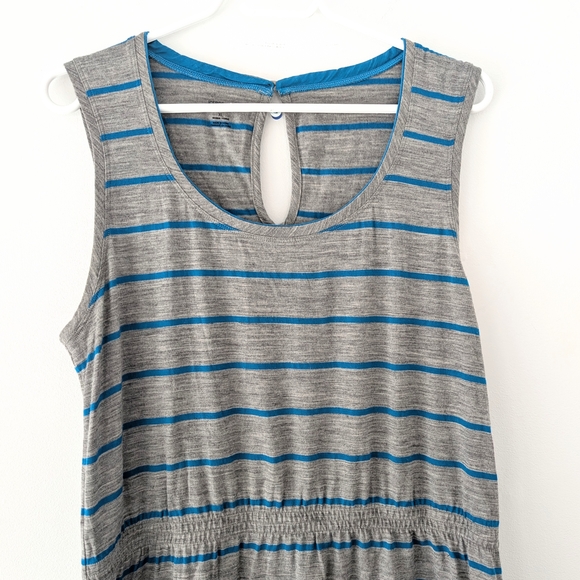 Icebreaker Merino Crush Stripe Dress Travel Essential Breathable ~ XL - Picture 4 of 9